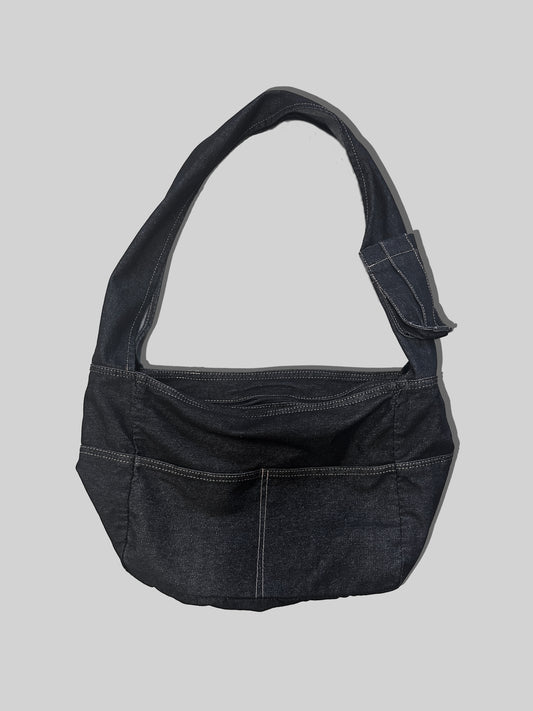 Noir Denim Shoulder Bag